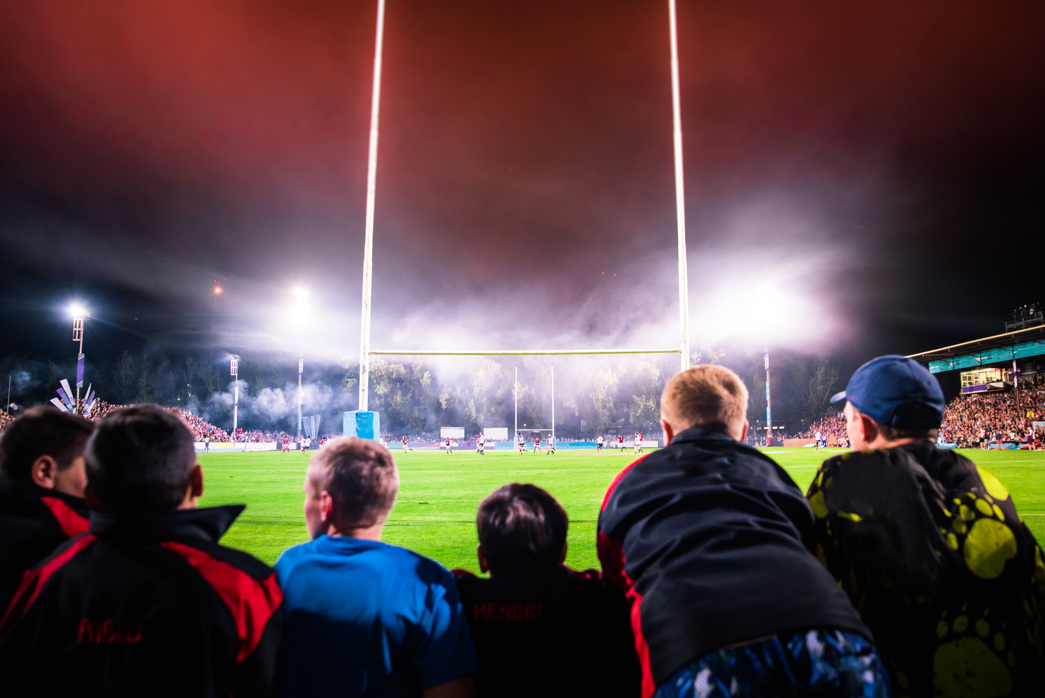 Group Attending a Football Game Group Attending a Football Game