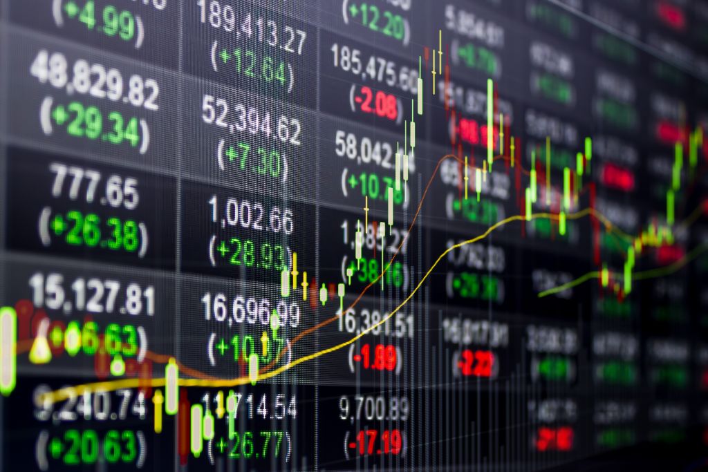 Stock Market Chart & Numbers Stock Market Chart & Numbers