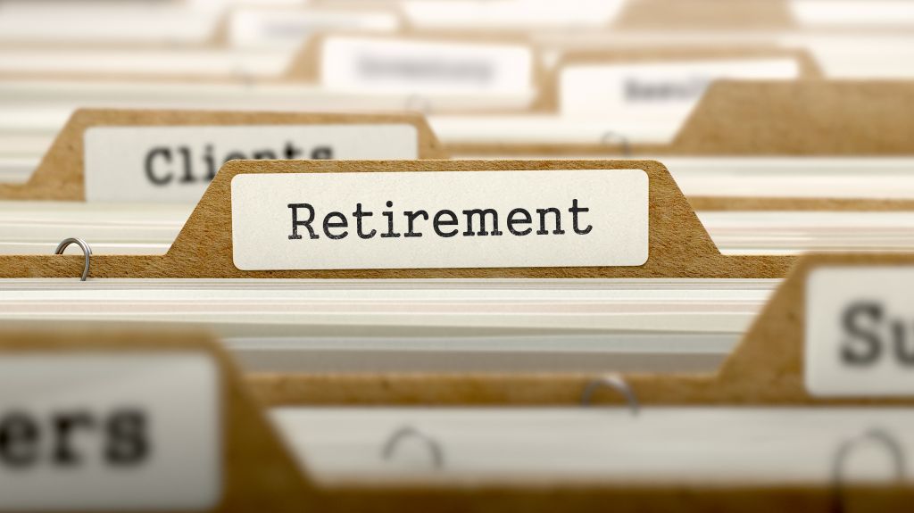 Manilla Folder Labeled Retirement Manilla Folder Labeled Retirement