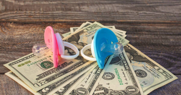 Baby Pacifiers on Cash