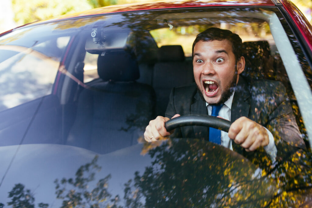 Guy Yelling Driving Car Guy Yelling Driving Car