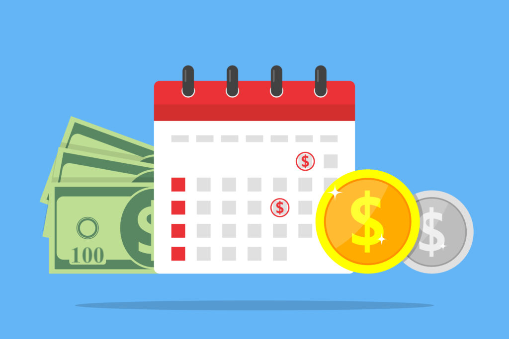 Cash, Coins & Calendar Cash, Coins & Calendar