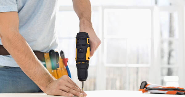 Construction Worker Making Home Improvements