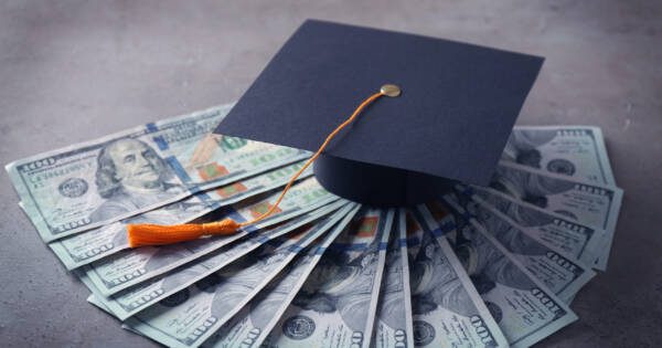 Graduation Cap With Cash