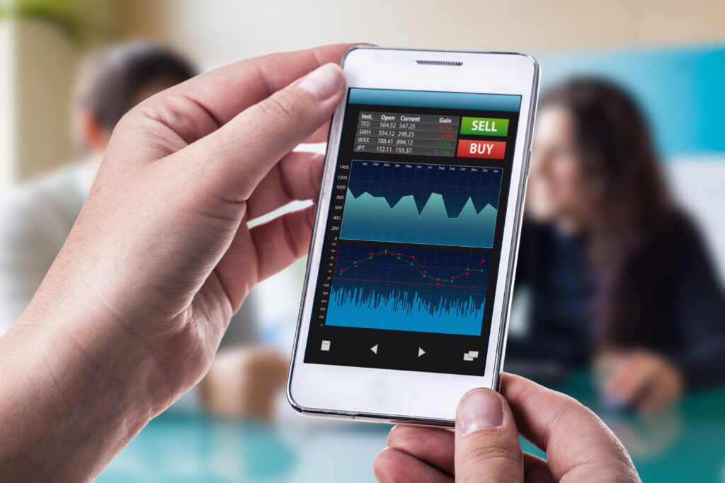 Trading Stocks on Mobile Phone Trading Stocks on Mobile Phone