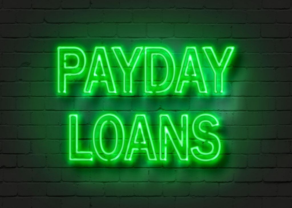 Payday Loans Neon Green Sign Payday Loans Neon Green Sign