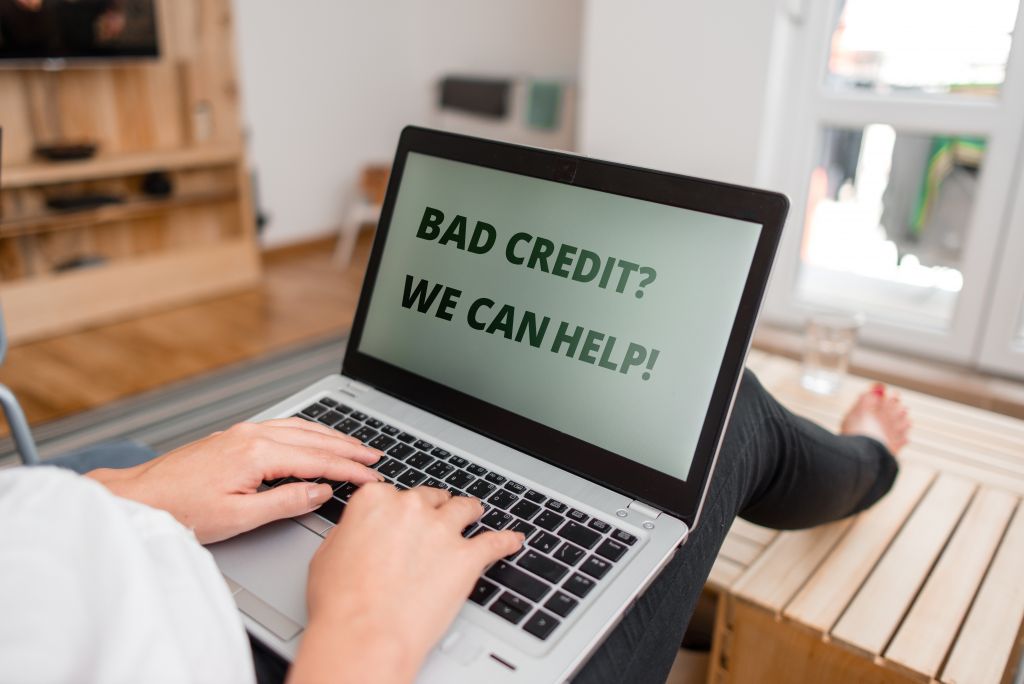 Computer with Credit Scam on Monitor Computer with Credit Scam on Monitor