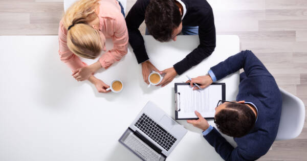 Couple Getting Professional Debt Counseling