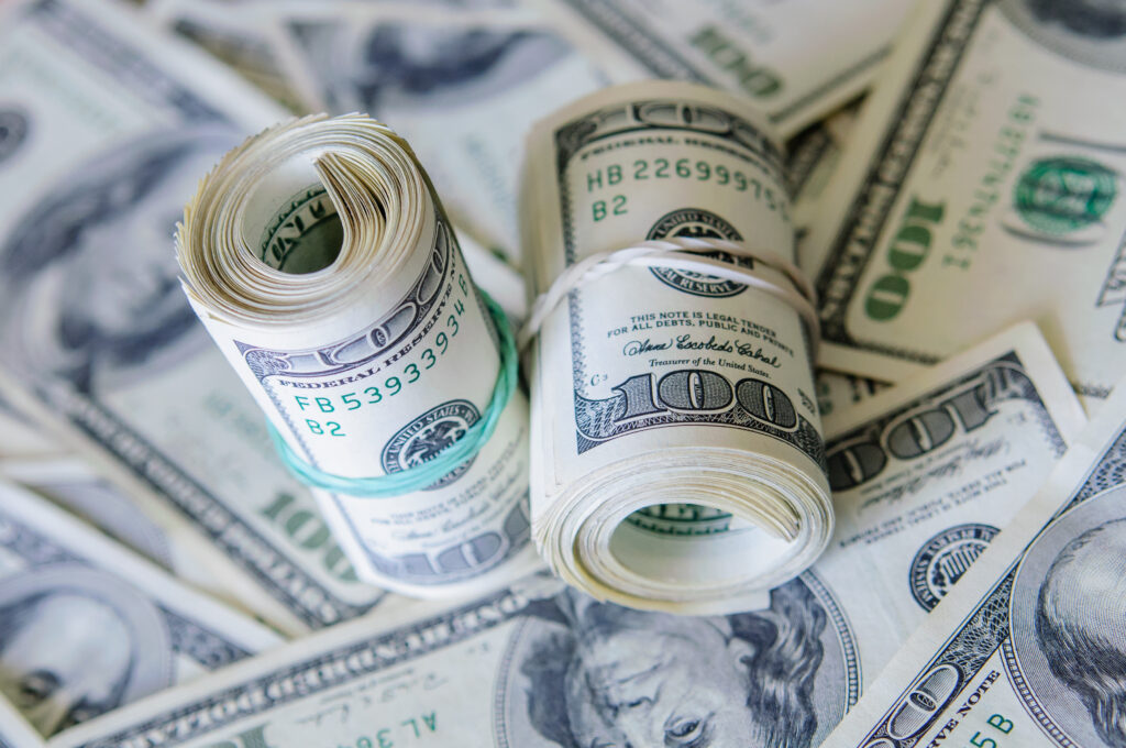 Cash Pile & Rolled Up Money Cash Pile & Rolled Up Money