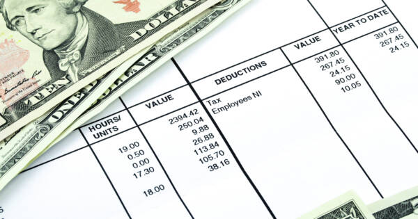 Cash on Tax Statement