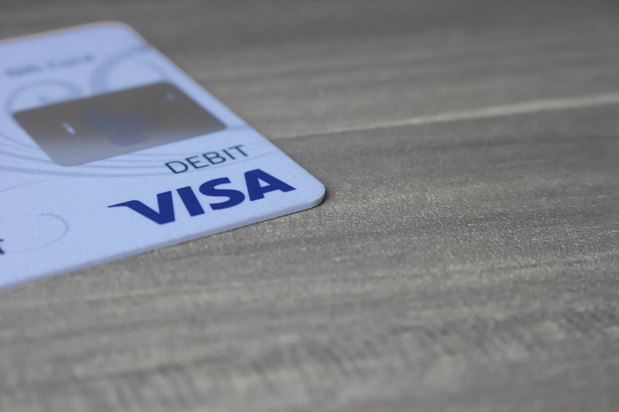 Payment Credit Card Resting on Desk Payment Credit Card Resting on Desk