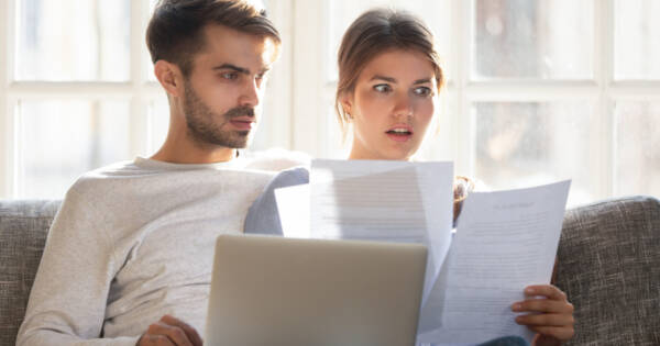 Couple Shocked by Finance Statement