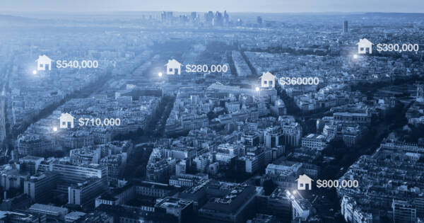 Different housing prices in different markets